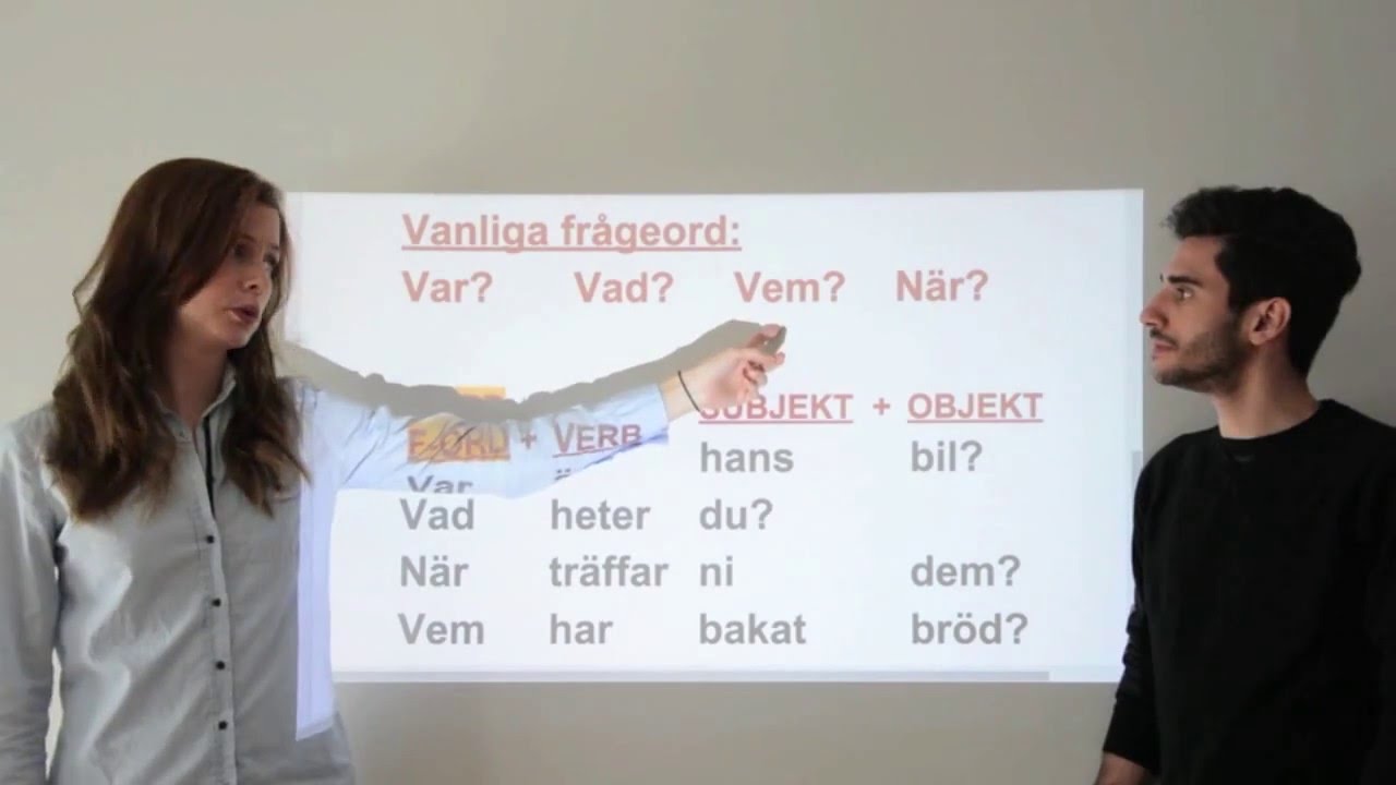 Lektion 22/Kurs B: Frågeordsfrågor/ Từ để Hỏi - Ngữ Pháp Tiếng Thụy ...